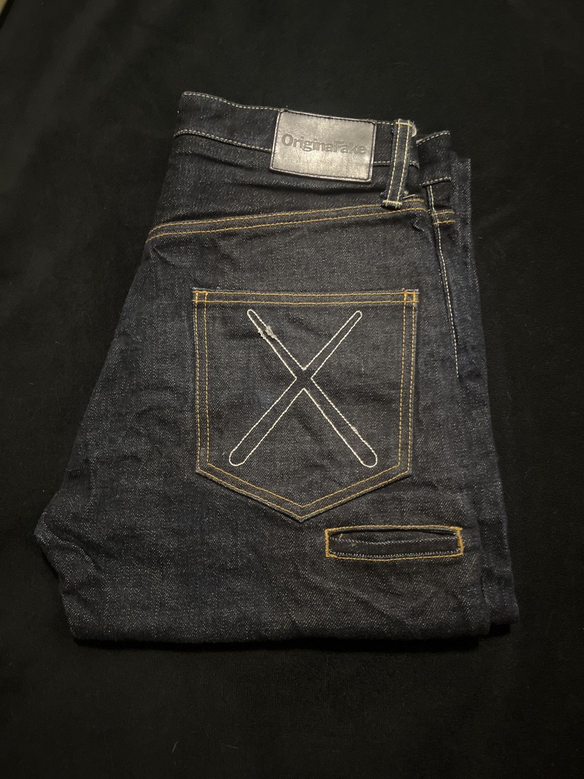 Original Fake Ss10 Chomper Denim Size US 31 - 1 Thumbnail