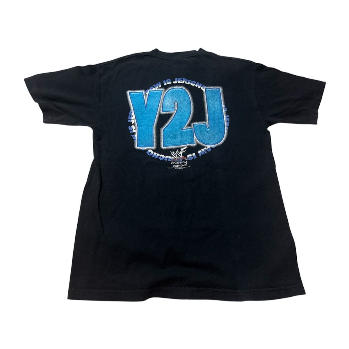 Vintage Vintage 00s WWF Chris Jericho Y2J T Shirt 90s Size US M / EU 48-50 / 2 - 2 Thumbnail