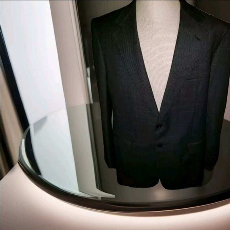 Brioni Gray Wool Dual Vents 2Btn Jacket 44 L USA