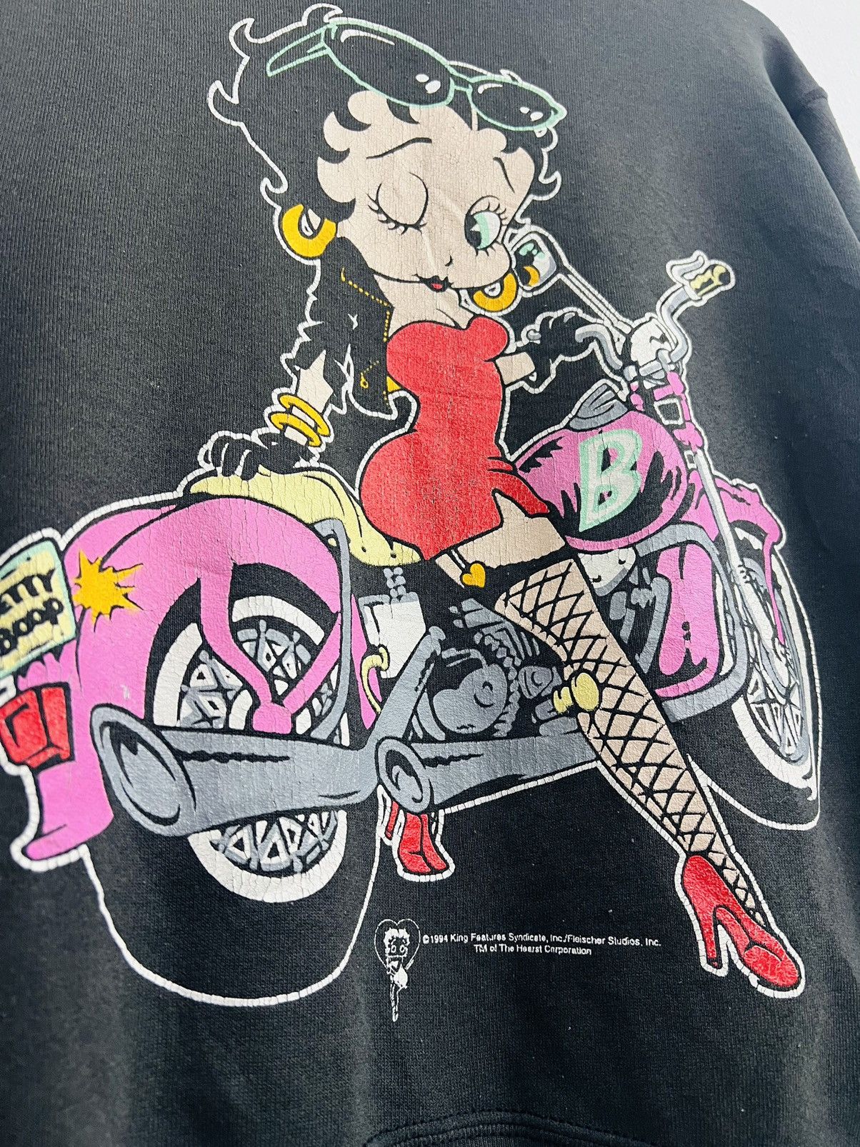Cartoon Network × Vintage Vintage 90s Betty Boop Mirror Print Crewneck Sweatshirt Size US M / EU 48-50 / 2 - 5 Thumbnail