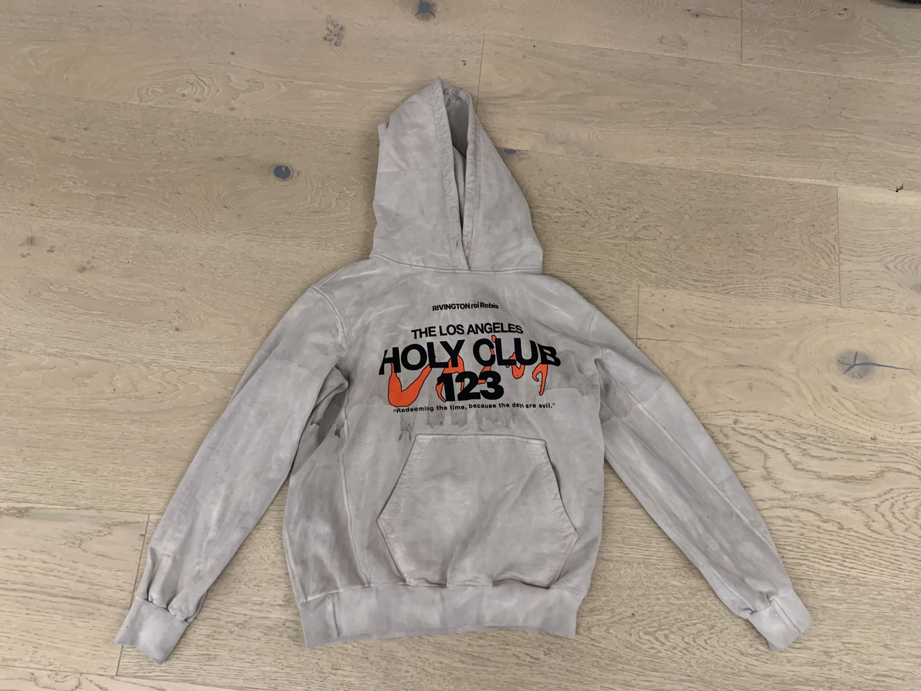 RRR-123 TIE DYE HOLY CLUB RRR 123 HOODIE SUPER HEAVY COTTON | Grailed