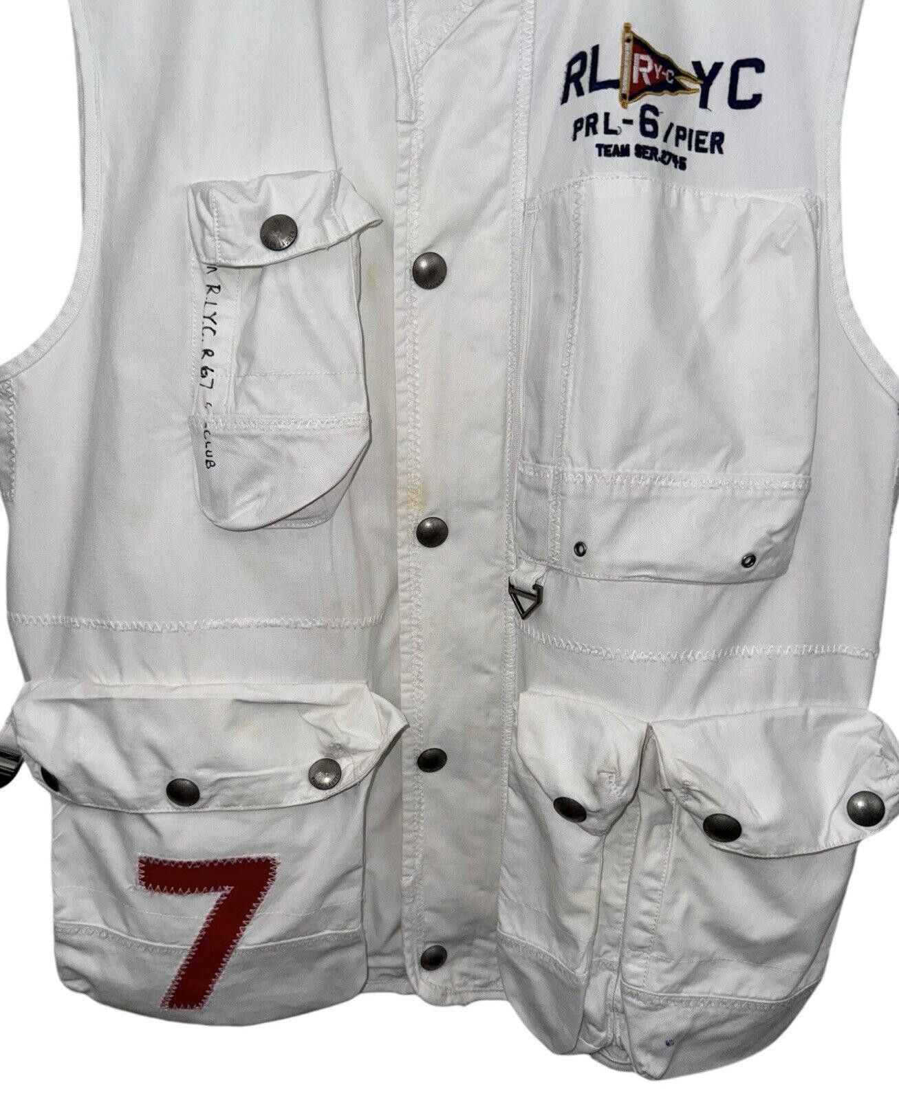 Polo Ralph Lauren Vintage Polo Ralph Lauren Yacht Club Sailing Vest Sz M RARE Size US M / EU 48-50 / 2 - 5 Thumbnail