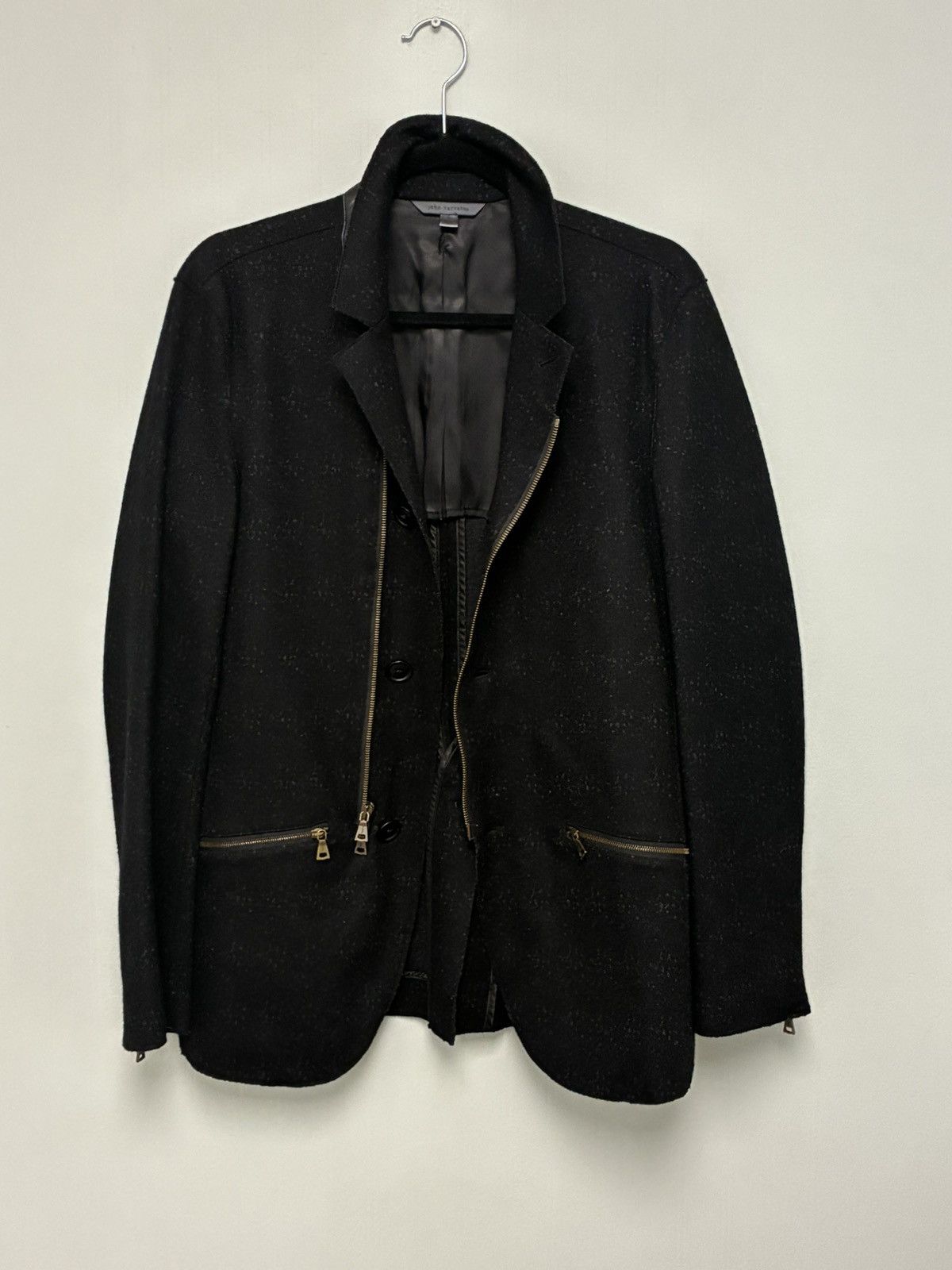 John Varvatos Knit Blazer in Wool Blend Small Size US S / EU 44-46 / 1 - 11 Thumbnail
