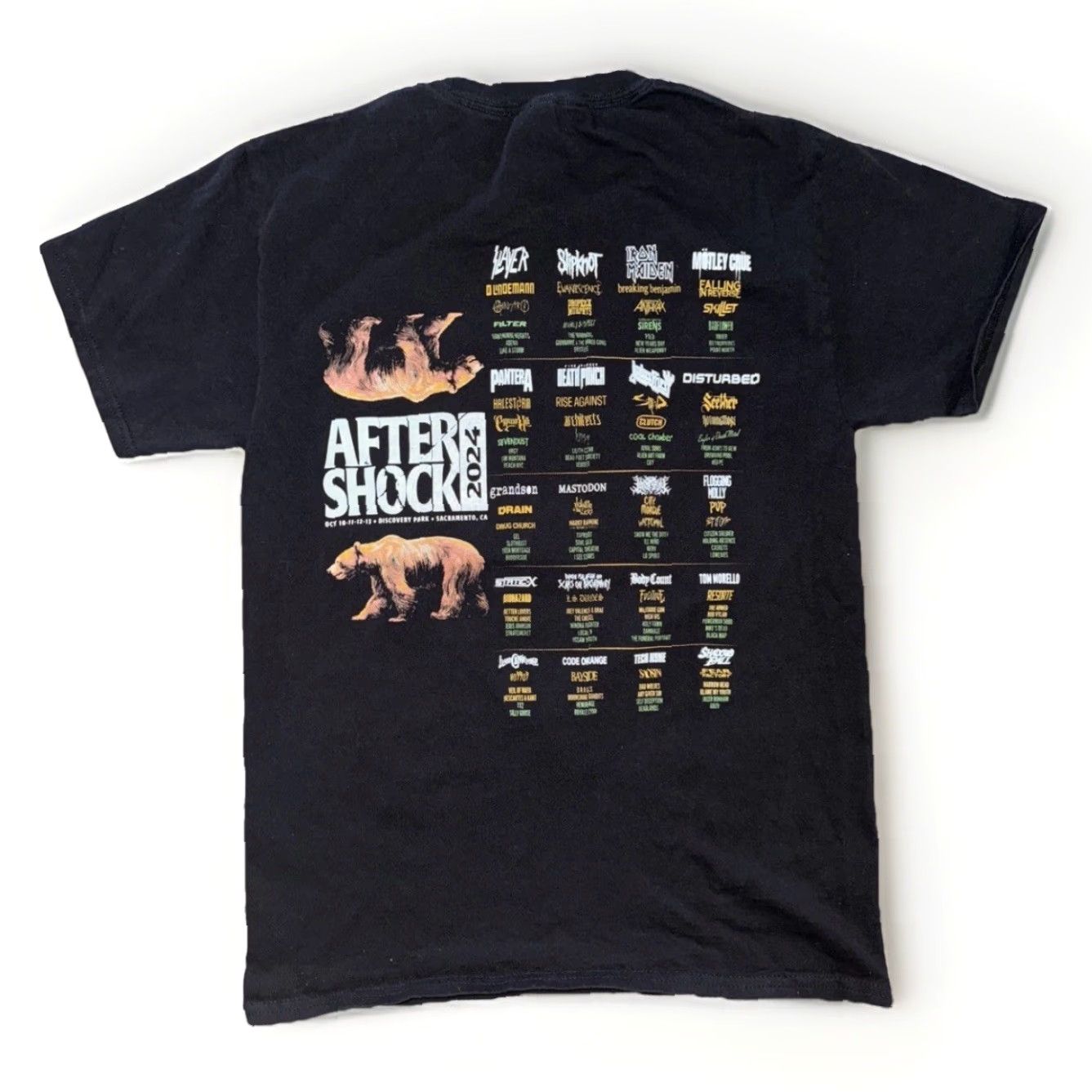 Vintage Aftershock Festival T-Shirt Black Small Mens Band Slayer Pantera 2024 Rock Metal Shirt Size US S / EU 44-46 / 1 - 4 Thumbnail