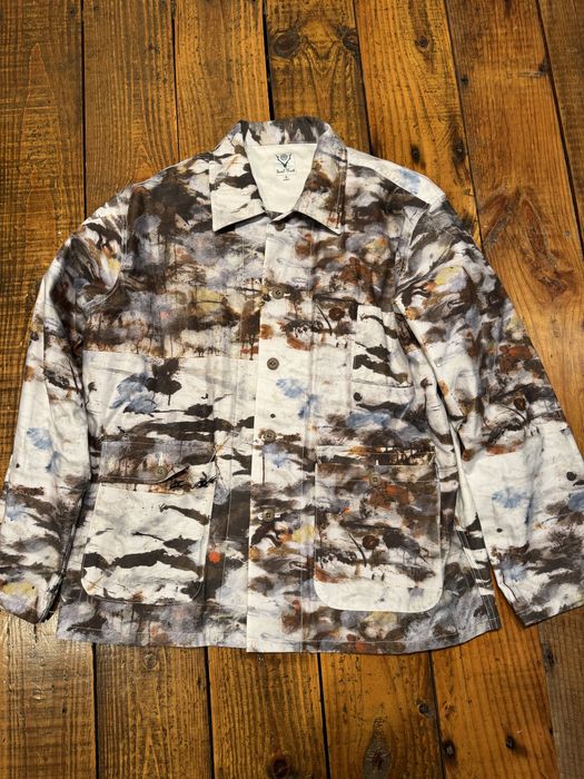 South2 West8 South2 West8 x Ben Miller River Hunting Shirt White