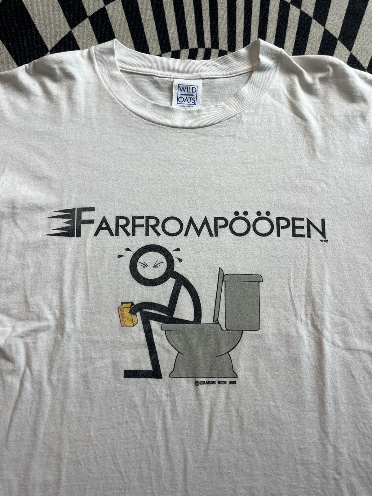 Arts & Science Vintage FARFROMPOOPEN Art parody Erazor Bits 1995’s Tshirt Size US L / EU 52-54 / 3 - 5 Thumbnail