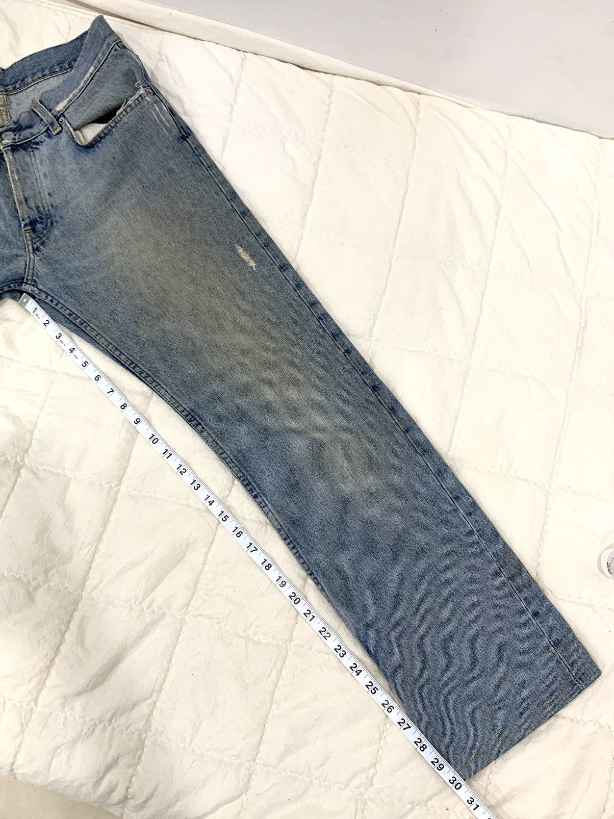 Helmut Lang Vintage Helmut Lang Low Waist Contour Fit Denim Jeans Size US 30 / EU 46 - 23 Thumbnail