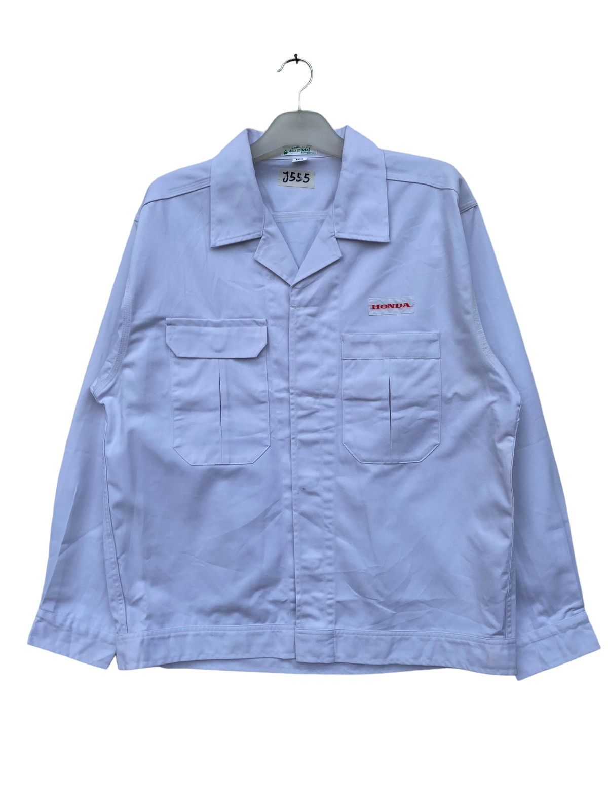 image of Vintage Honda Worker Jacket in White, Men's (Size 2XL)
