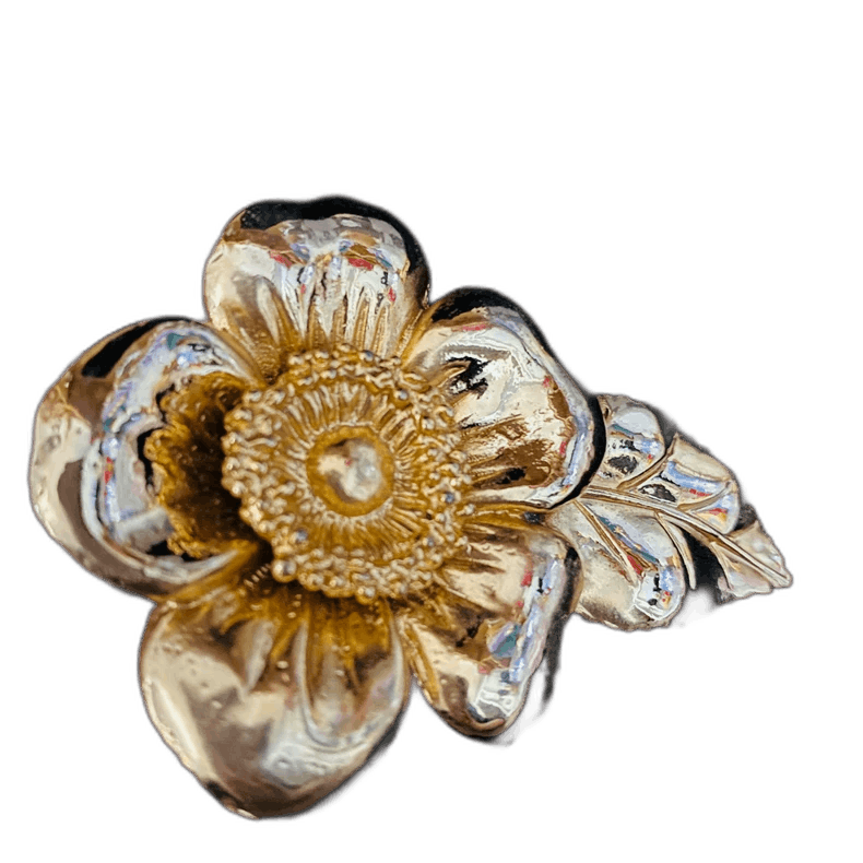 Kenzo KENZO Flower Brooch Vintage Gold Plated-2506 Size ONE SIZE - 1 Thumbnail