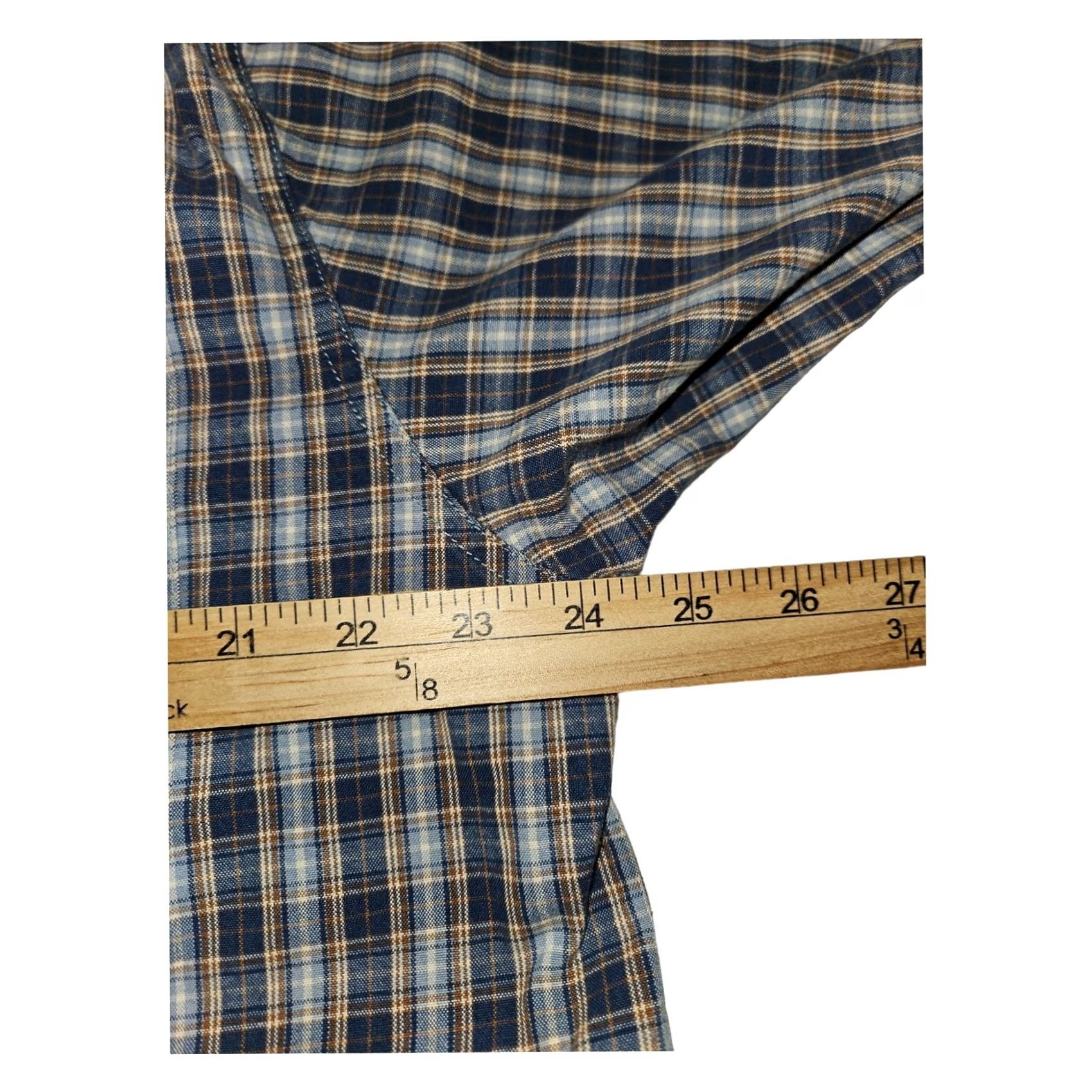 Carhartt Carhartt Shirt Large Blue Plaid Button Down Long Sleeve Casual Pockets Men's Size US L / EU 52-54 / 3 - 5 Thumbnail