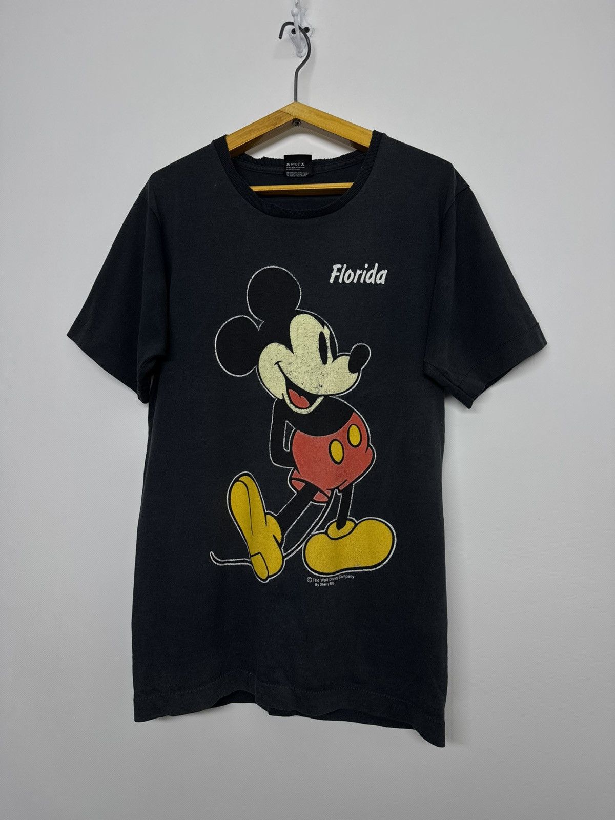 Vintage Vintage 90s T-Shirt Mickey Mouse Florida Rare Tee🐁 Size US S / EU 44-46 / 1 - 1 Thumbnail