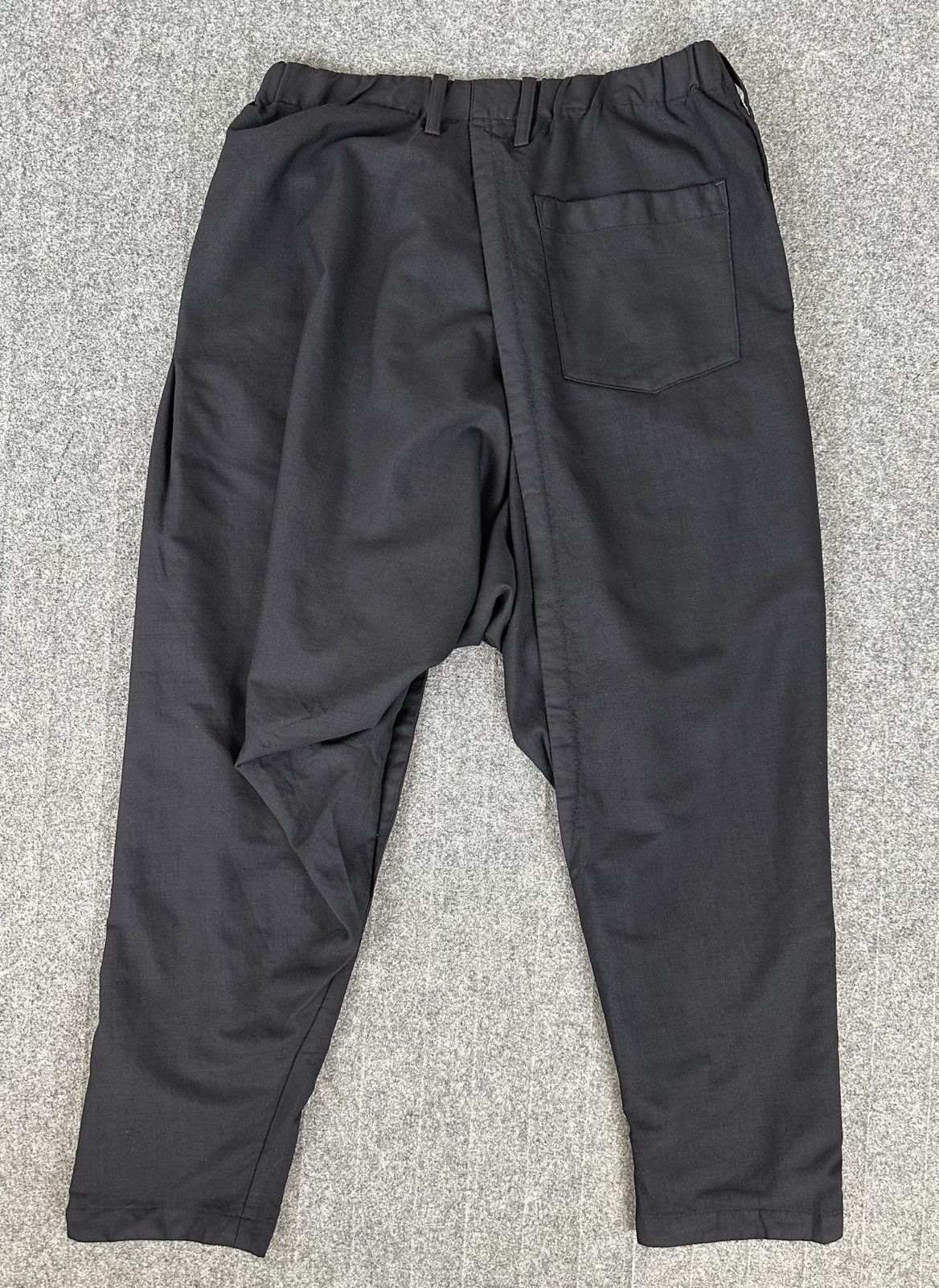 Issey Miyake Issey Miyake - S/S17 Sarouel Asymmetrical Drop Crotch Pants Size US 32 / EU 48 - 7 Thumbnail