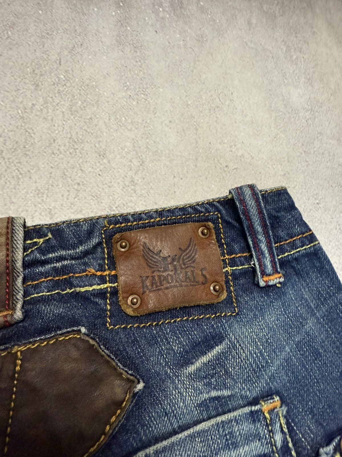 Japanese Brand SICK🔥 Japanese Wash Distressed Crash Jeans Denim Pants 90s Size US 31 - 5 Thumbnail