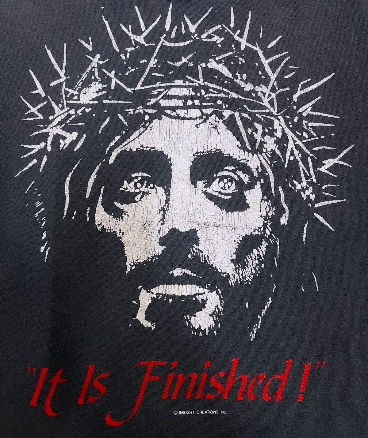 Gildan Vintage 90s Jesus “ It Is Finished! ” Size US XXL / EU 58 / 5 - 2 Thumbnail