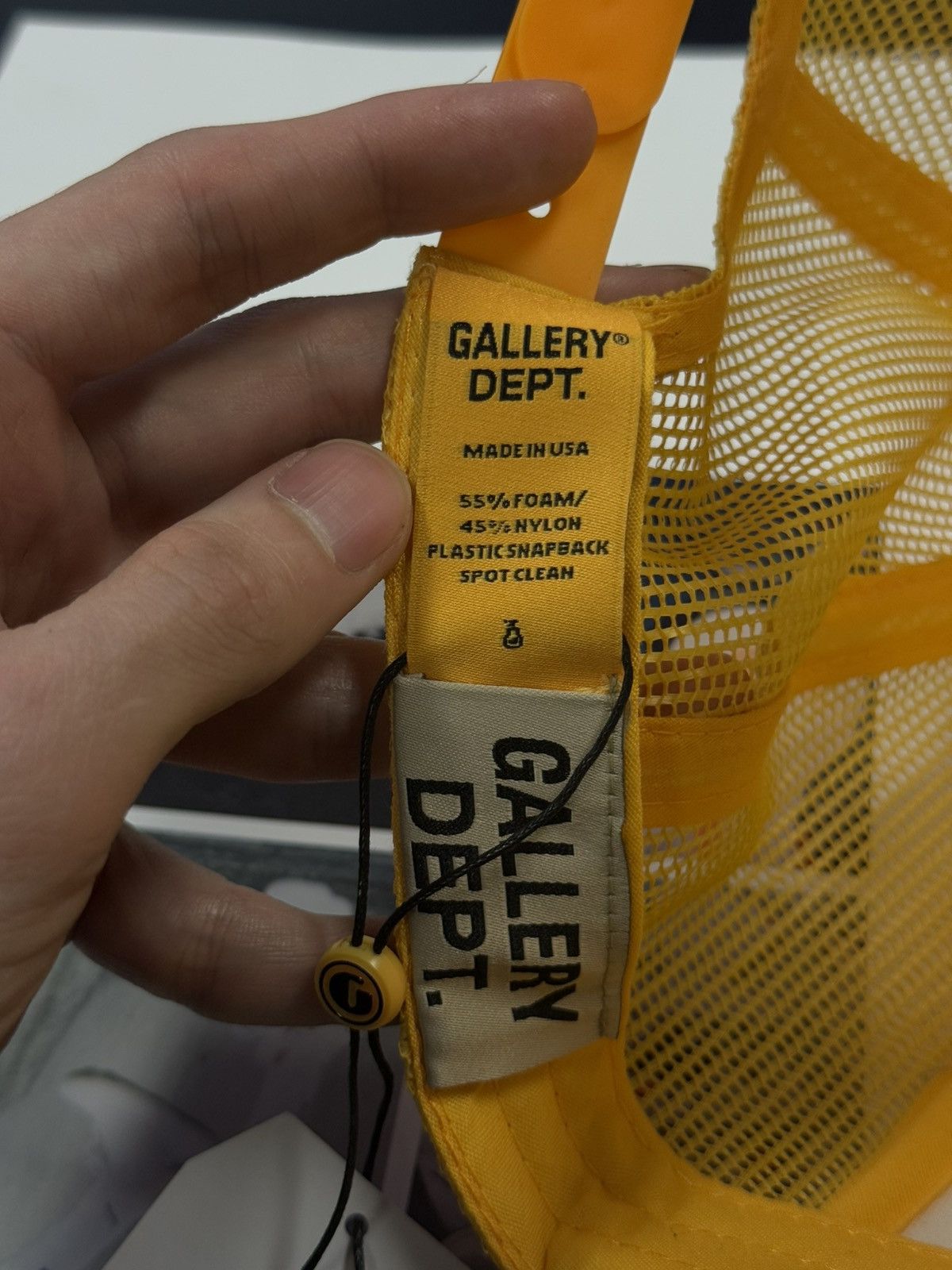 Gallery Dept. Gallery DEPT Logo Hat Yellow Adjustable (NEW) Size ONE SIZE - 10 Thumbnail