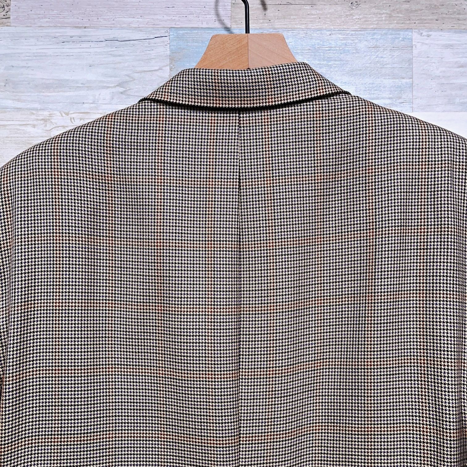 Hickey Freeman Hickey Freeman Boardroom Silk Wool Sport Coat Glen Check 42R Size 42R - 6 Thumbnail
