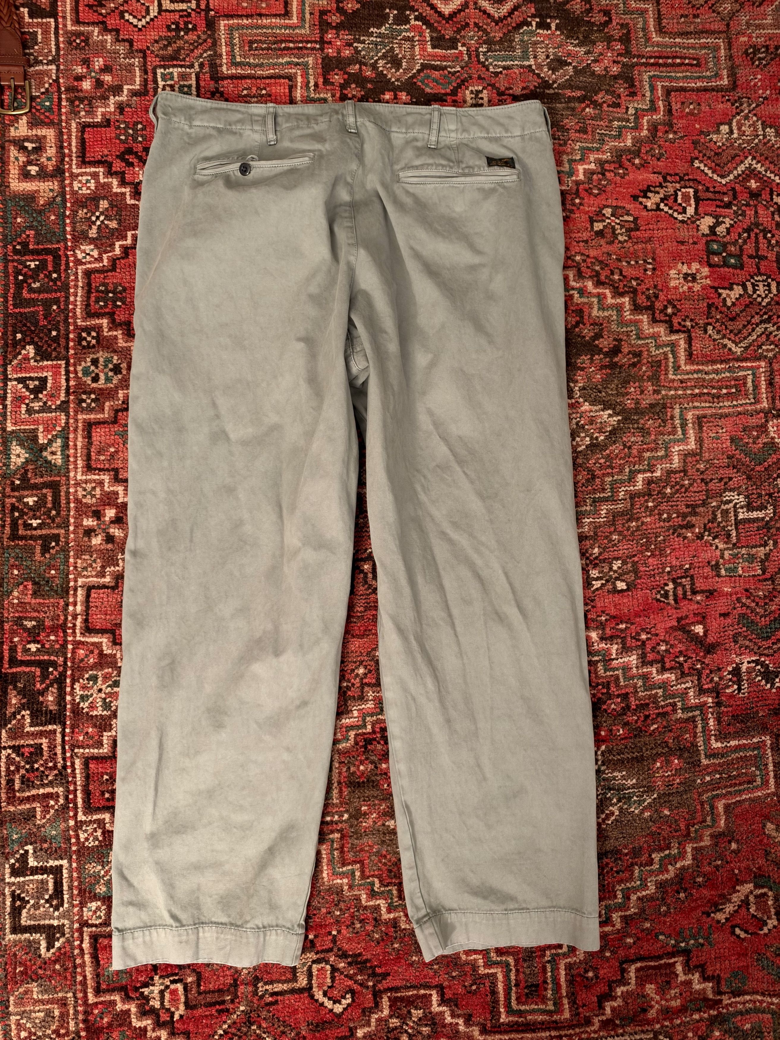 Wallace & Barnes J.Crew Wallace & Barnes Selvedge Officer Chino, Seafoam Gray Size US 38 / EU 54 - 2 Thumbnail