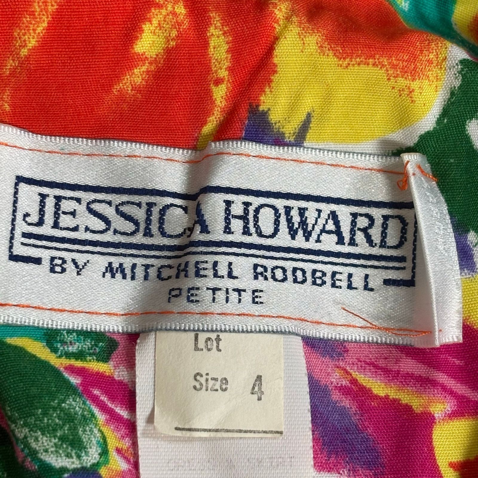 Vintage Vintage Jessica Howard Petite Floral Wiggle Dress Size 4 Size XS / US 0-2 / IT 36-38 - 10 Thumbnail