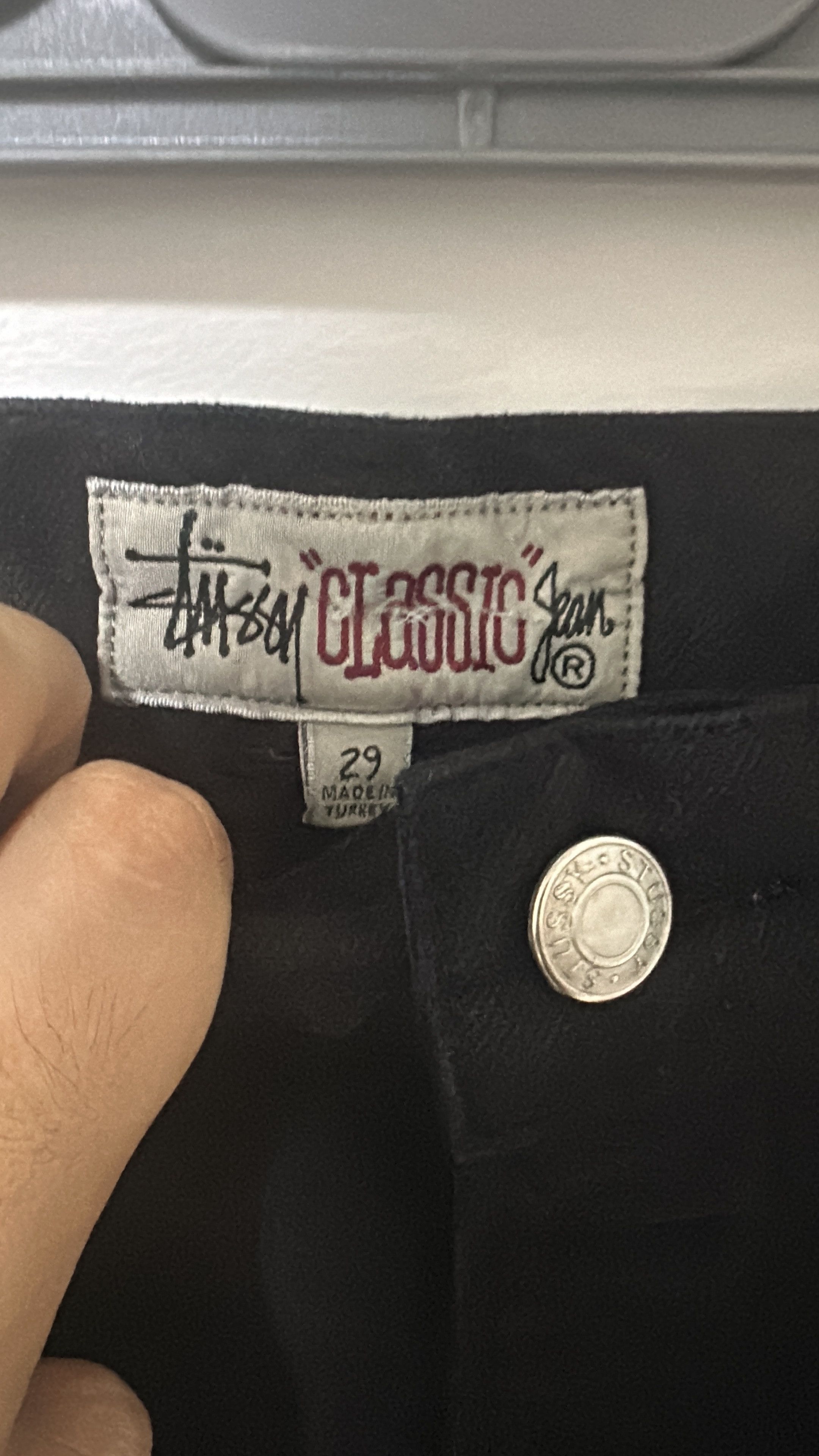 Stussy Stussy Classic Jean Size 29 Black Size US 29 - 5 Thumbnail
