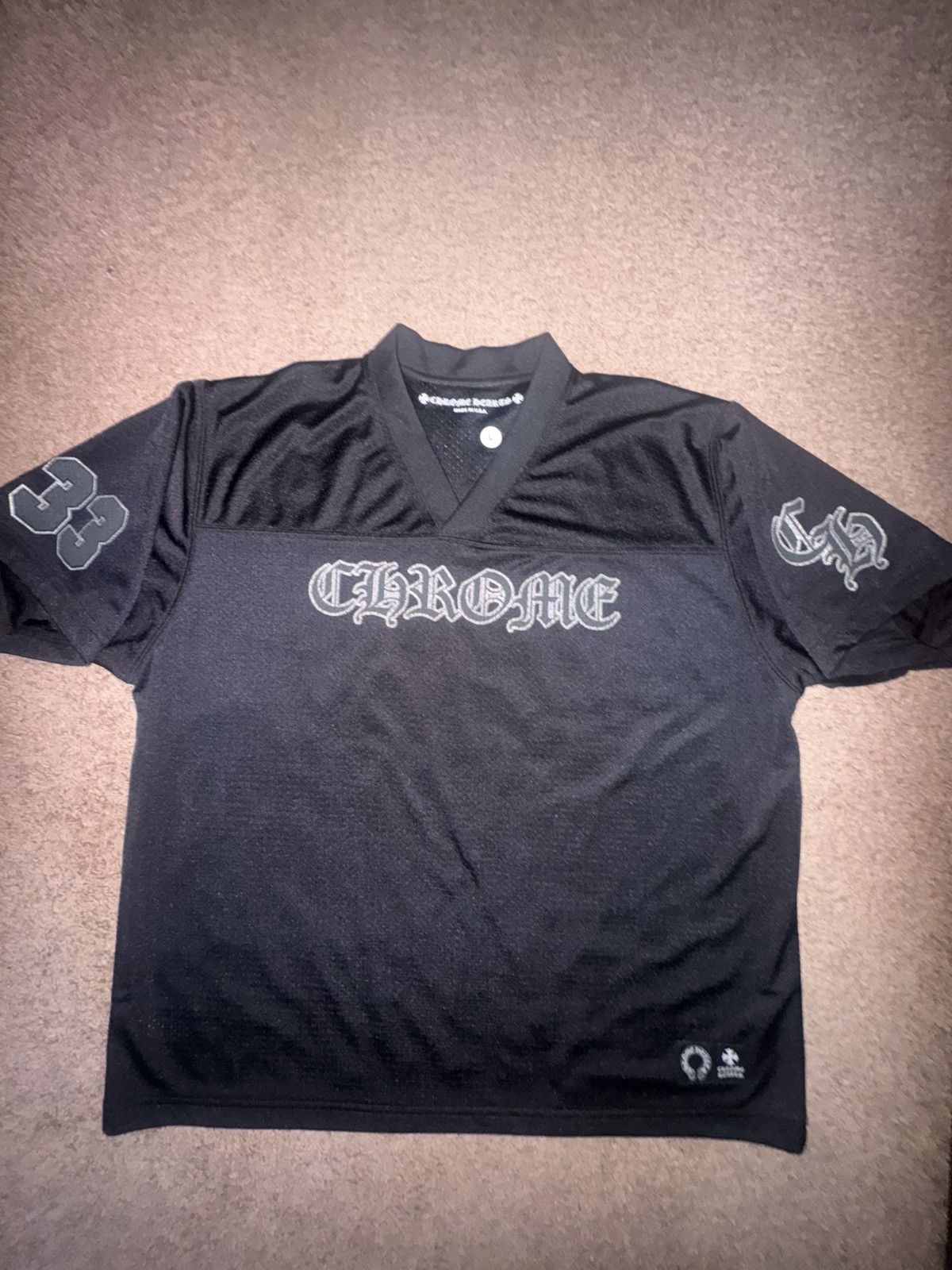 Chrome Hearts Chrome Heart Mesh Stadium Football Jersey Size US L / EU 52-54 / 3 - 1 Thumbnail