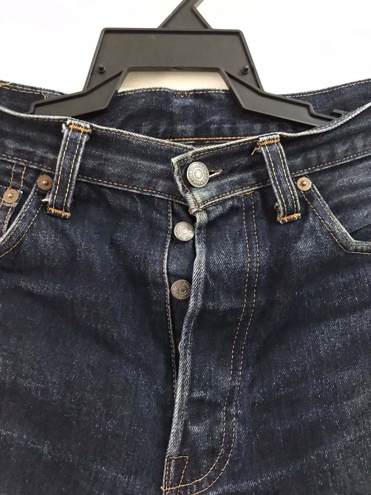 Levi's 90s Levi’s Big E 501 Redline Selvedge denim Jeans W30 Size US 30 / EU 46 - 9 Thumbnail