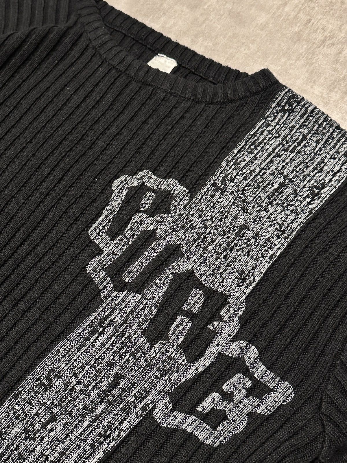 If Six Was Nine × Japanese Brand × Le Grande Bleu (L.G.B.) Opium Cyber Y2K LGB Style IfSixWasNine Ribbed Knit Sweater Size US L / EU 52-54 / 3 - 3 Thumbnail