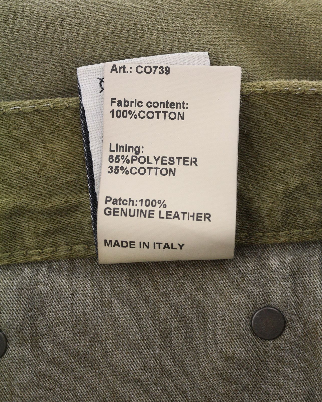 R13 BOYFRIEND 27 Olive Moleskin RRP790 87210 Size 27" / US 4 / IT 40 - 10 Thumbnail