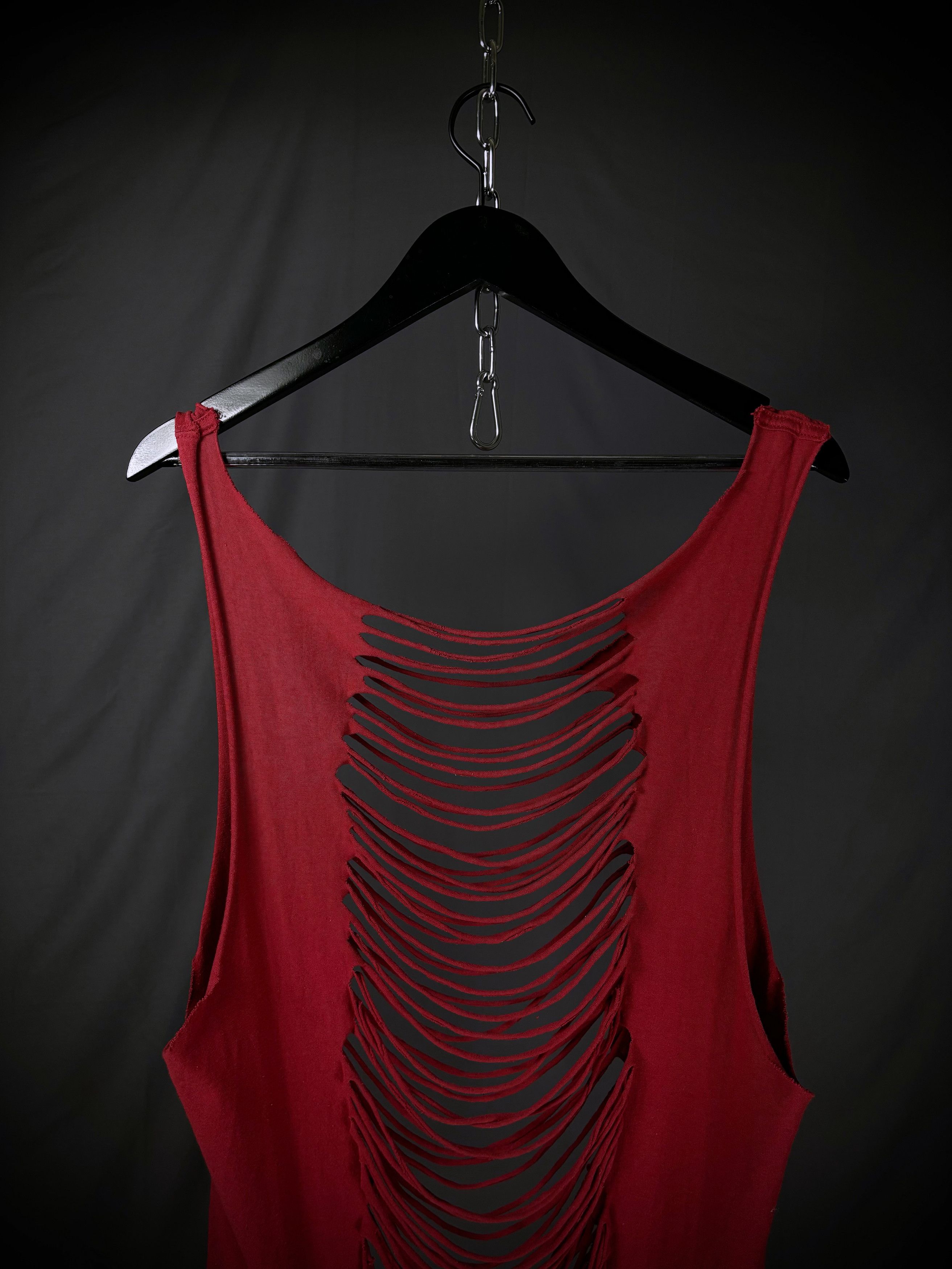 Japanese Brand Banal Chic Bizarre Shredded Tank Top Size US M / EU 48-50 / 2 - 6 Thumbnail