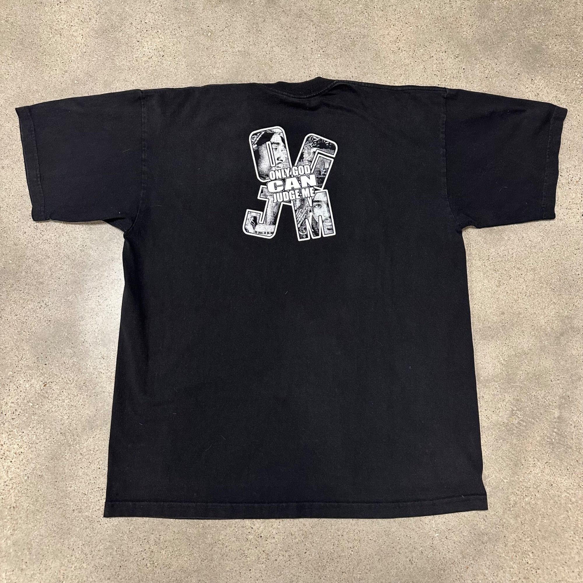 Vintage Vintage Y2K Baggy Tupac Only God Can Judge Me Rap Shirt Size US XXL / EU 58 / 5 - 3 Thumbnail
