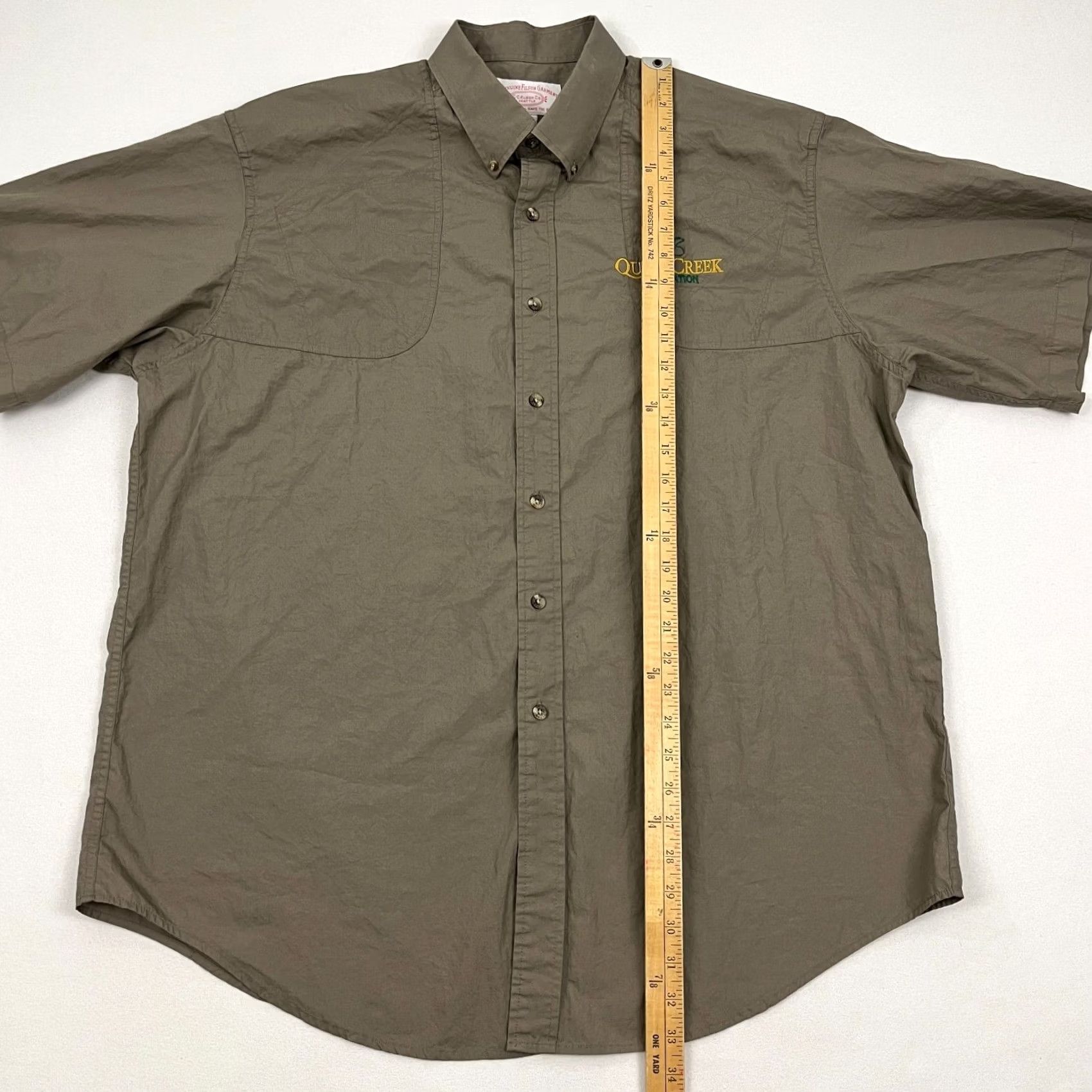 Filson Filson Shirt Mens XL Brown OG Cotton Button-Down, Casual, Workwear, Outdoor, 12036 Size US XL / EU 56 / 4 - 4 Thumbnail