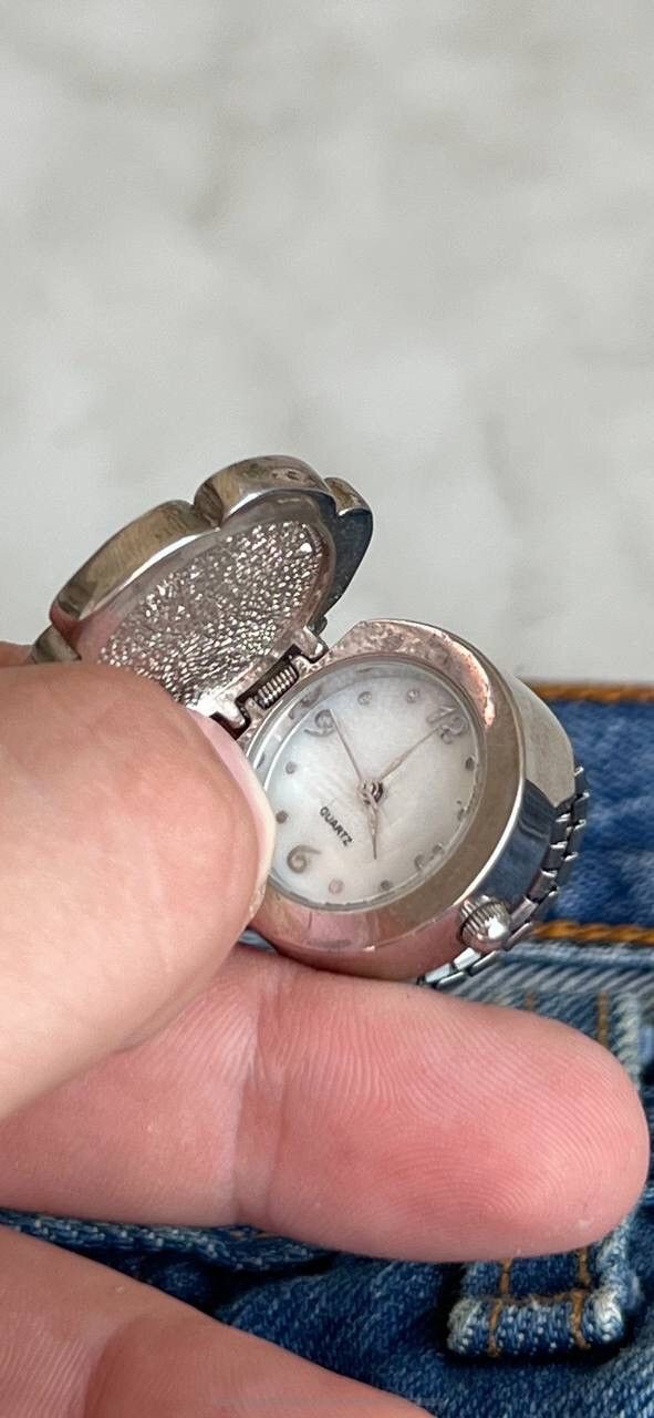Japanese Brand × Vintage Vintage Japanese style futuristic Watch Chrome Ring Crystal Size ONE SIZE - 11 Thumbnail