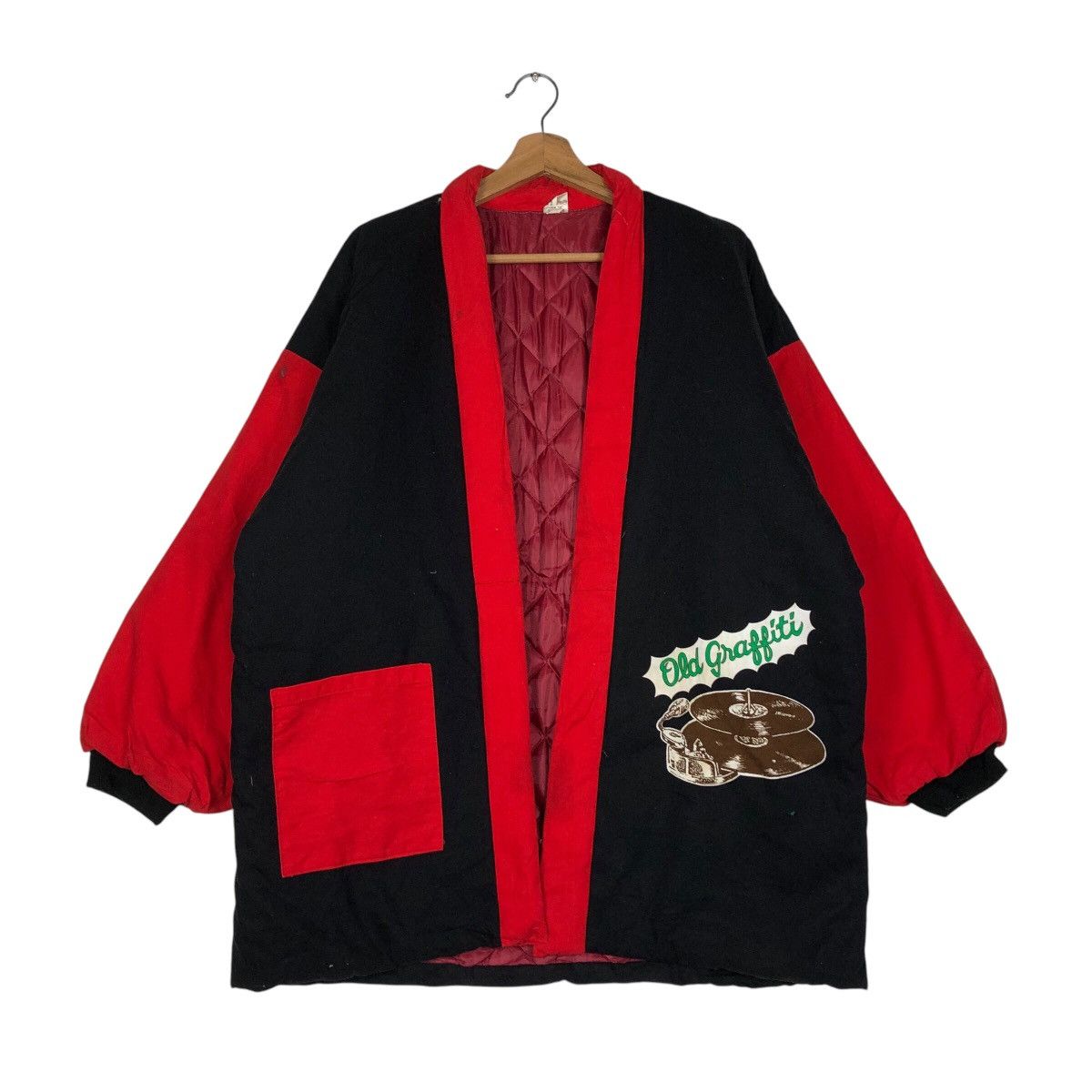 Hysteric Glamour 📌Vintage Kimono Jacket Buttonless Old Graffiti Big Logo Size US M / EU 48-50 / 2 - 3 Thumbnail