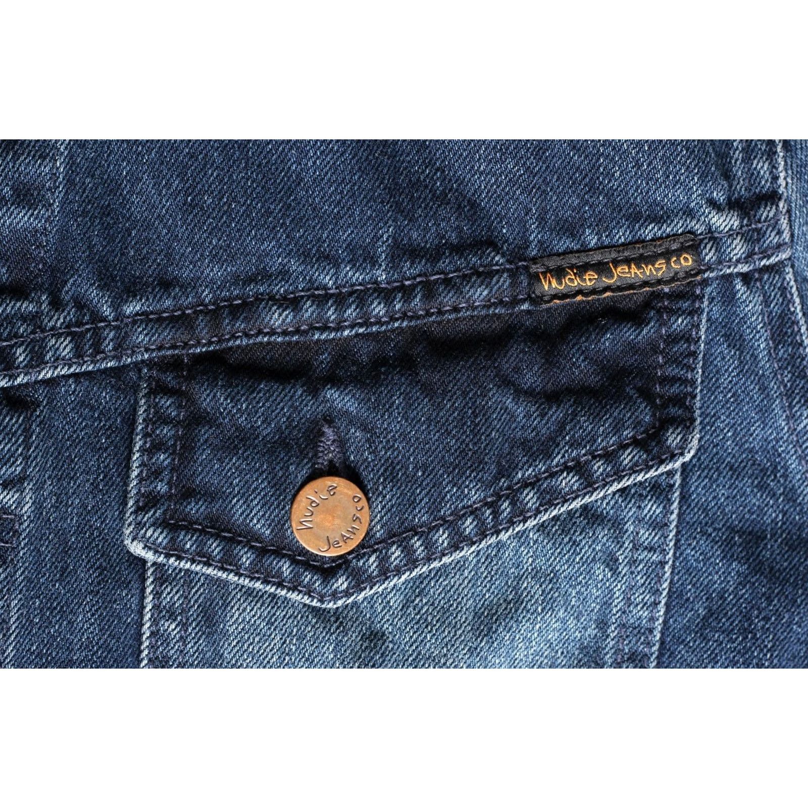 Nudie Jeans NUDIE JEANS Billy Deep Indigo Denim Jacket Men M Made in ITALY Jacket Size US 31 - 5 Thumbnail