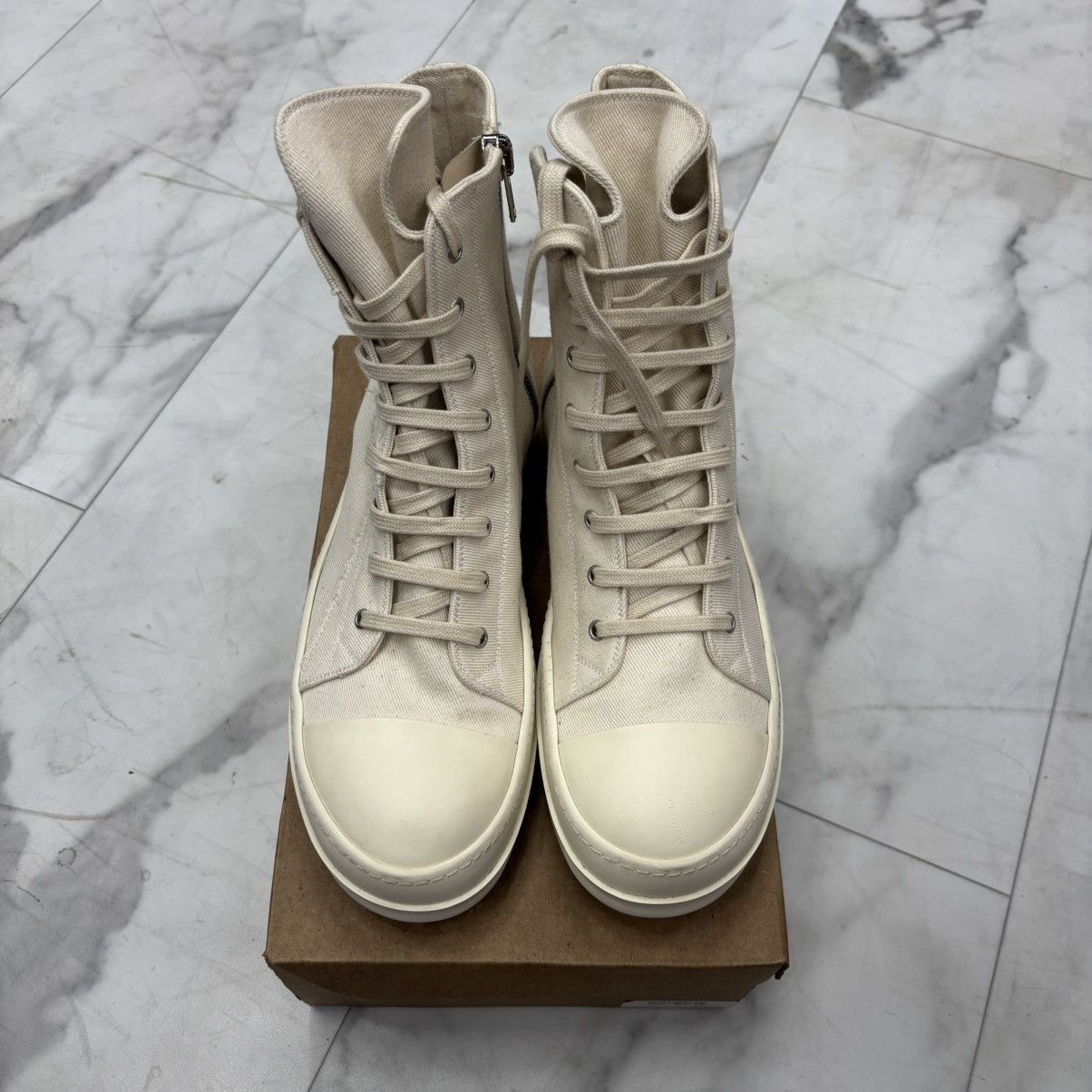 Rick Owens Rick Owens DRKSHDW Hi Top Size US 12 / EU 45 - 1 Thumbnail