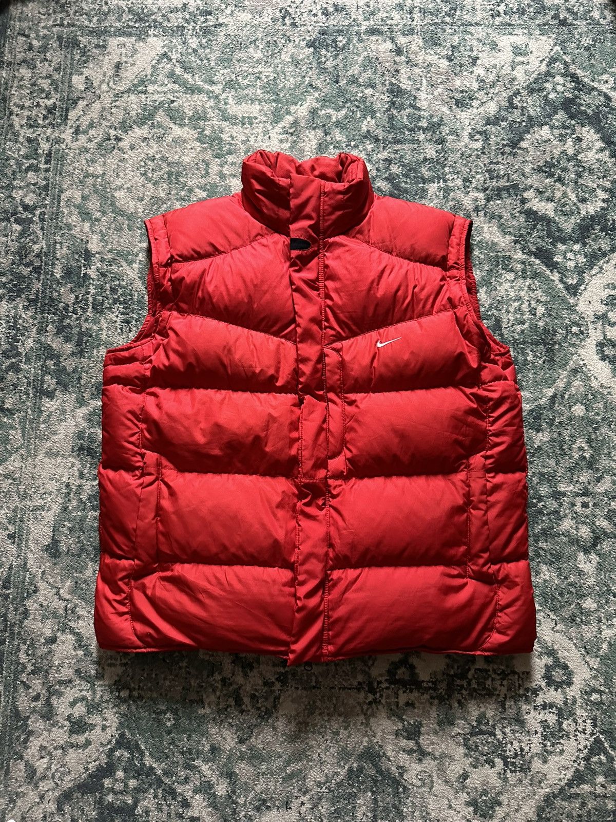 VINTAGE 90s NIKE PUFFER DOWN VEST Y2K XL