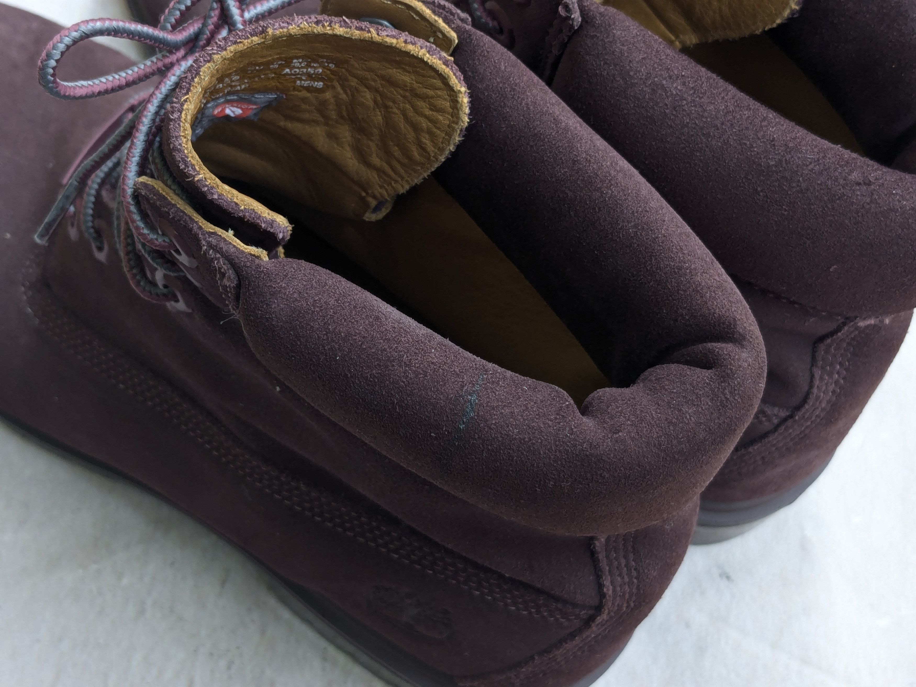 Timberland Timberland Boots Burgundy Suede Leather 10 M Suede Size US 10 / EU 43 - 17 Thumbnail