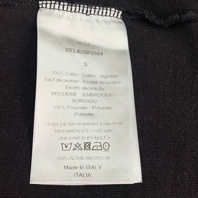 Dior Dior Black logo letter embroidery cotton round-neck short-s Size US S / EU 44-46 / 1 - 6 Thumbnail