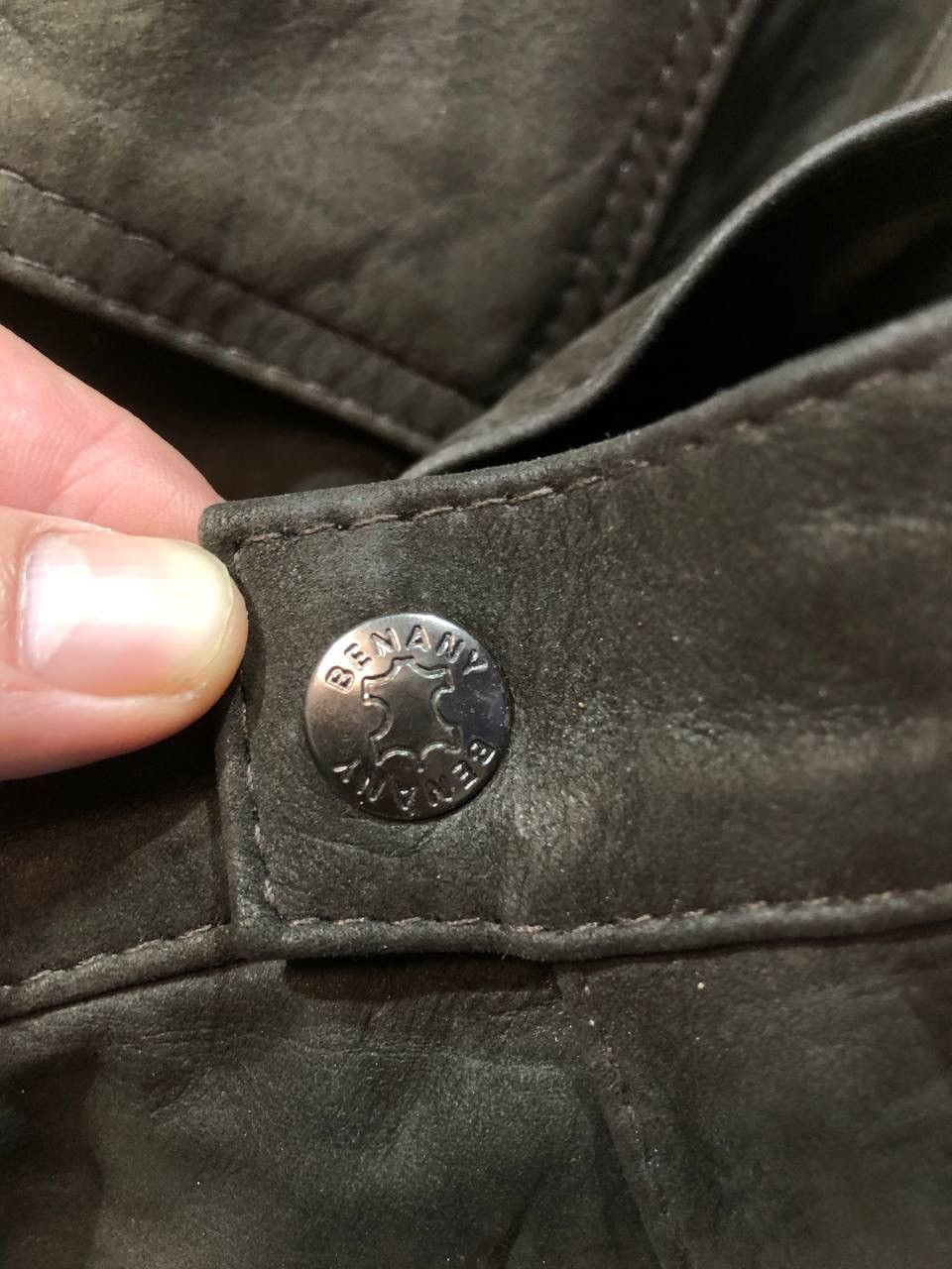 Leather × Vintage Benany Leather Biker Pants Vintage Size US 30 / EU 46 - 10 Thumbnail
