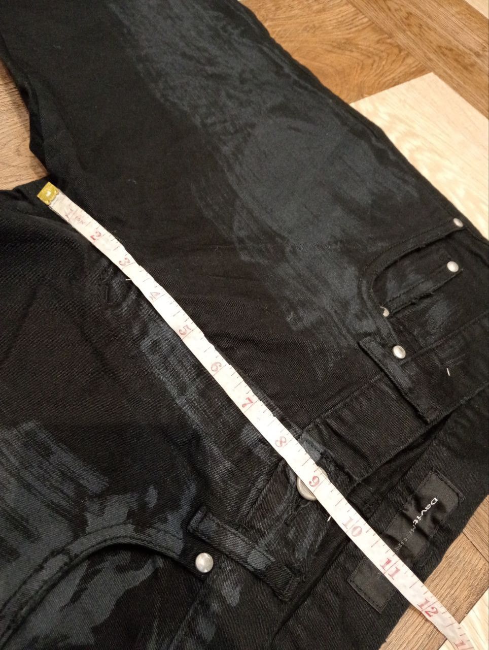 Davit Meursault Japan DAVIT MEURSAULT JAPAN BLACK STRETCH PANTS Size US 33 - 12 Thumbnail