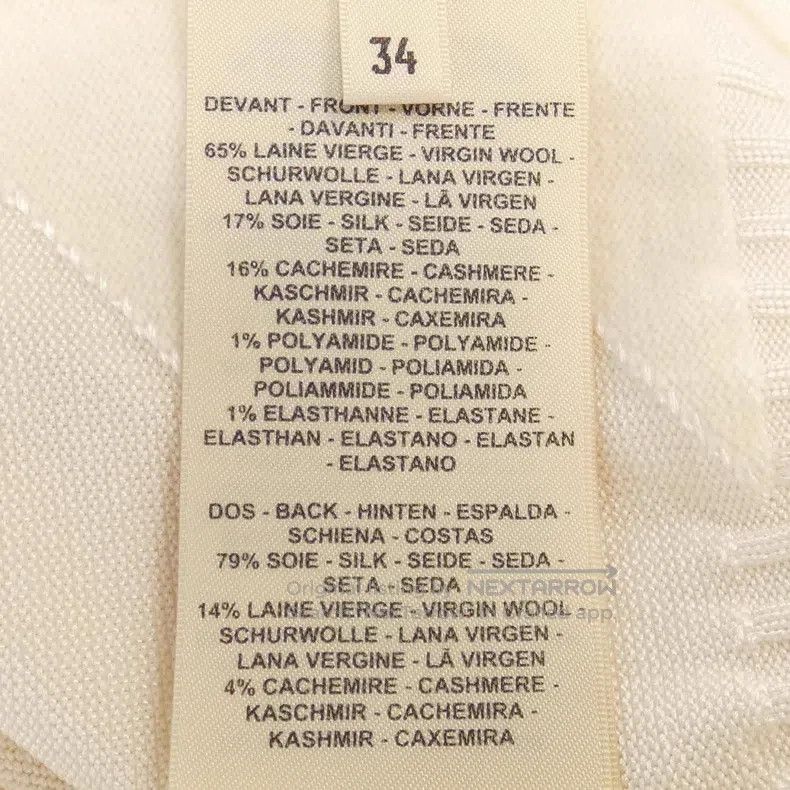Hermes Hermes Cashmere, Wool, and Silk Blended Knit Sweater Size XXS / US 00 / IT 34 - 3 Thumbnail