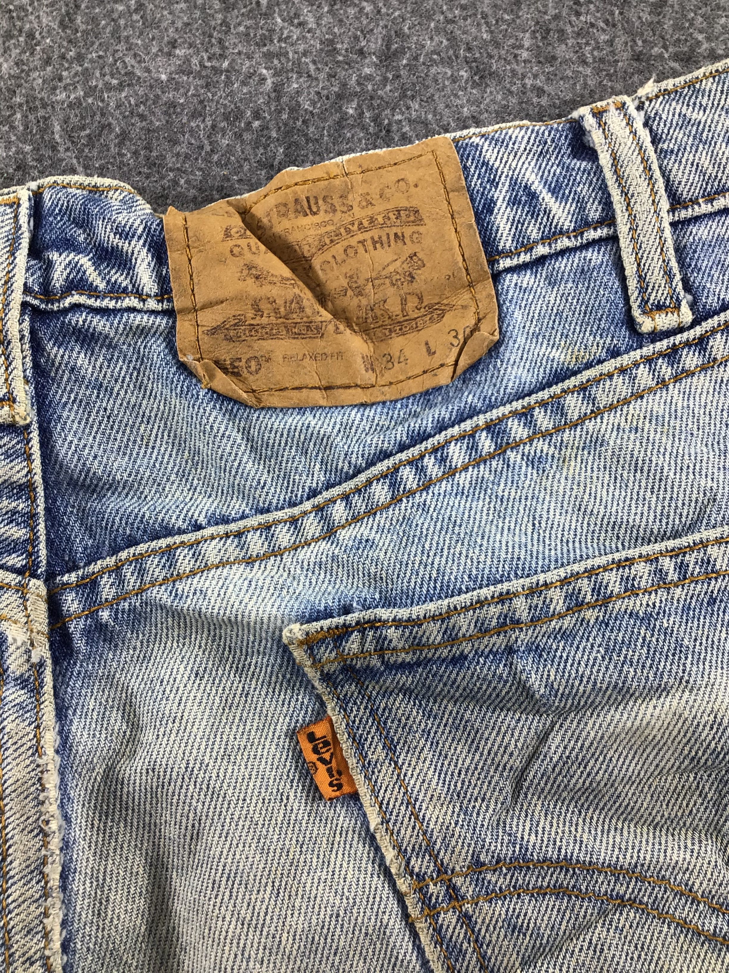 Levi's Vintage Levis 550 Orange Tab Jeans-J331 Size US 34 / EU 50 - 5 Thumbnail