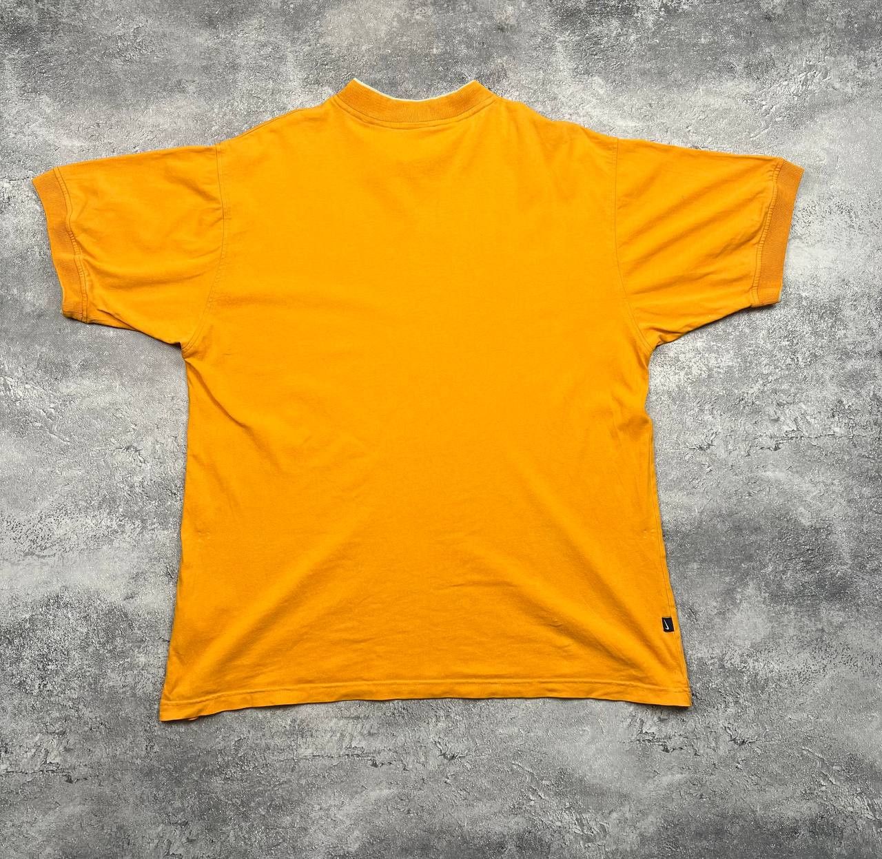 Nike Nike Tee Vintage 90s Nike Central Logo Swoosh T-shirt Y2k Size US XL / EU 56 / 4 - 4 Thumbnail