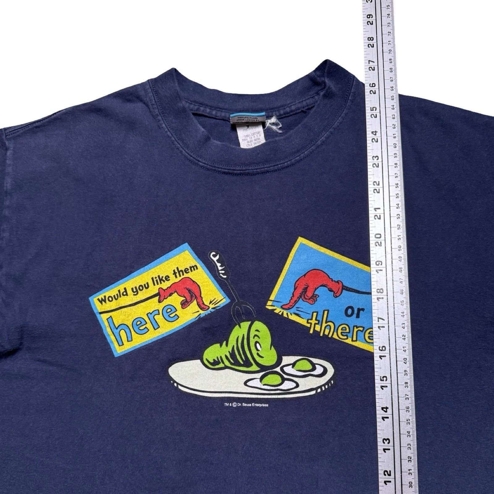 Other VTG Dr. Seuss 1997 Green Eggs and Ham Sam I Am Seuss Mens M Size US M / EU 48-50 / 2 - 5 Thumbnail