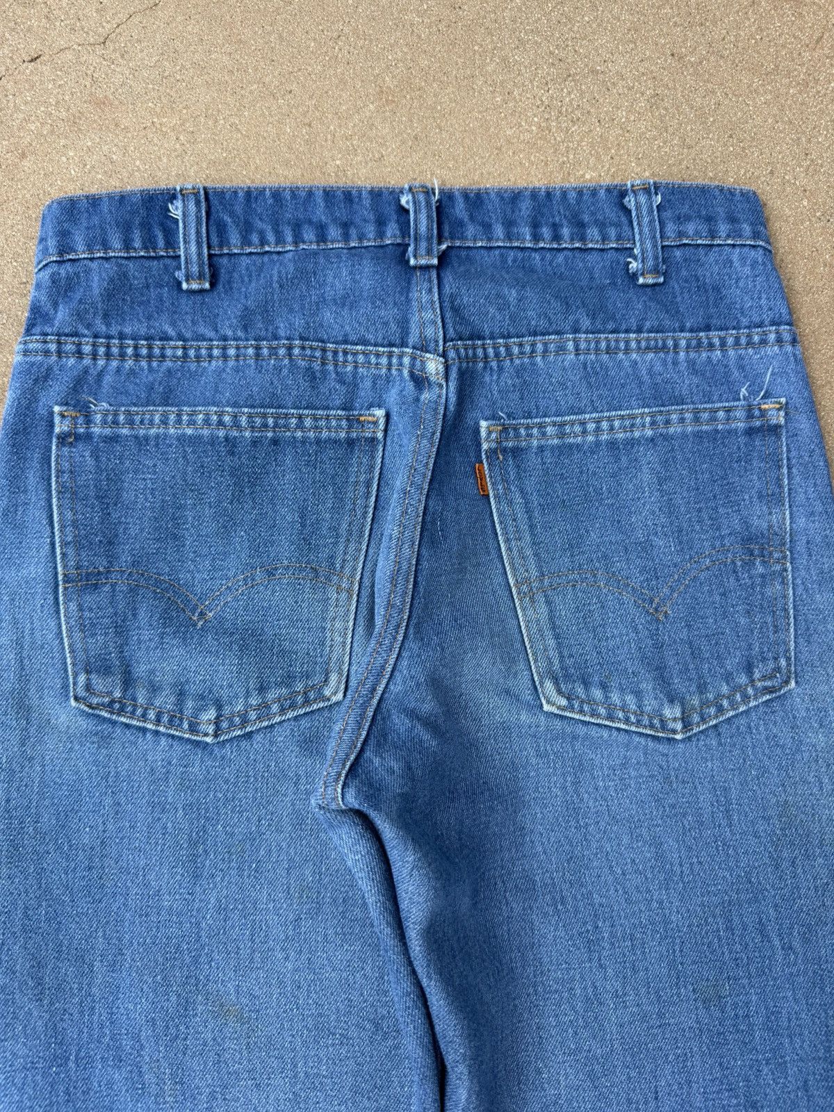 Levi's Vtg 80’s Levi’s 646 Orange Tab Bellbottom Flare Jeans 31x32 Size US 31 - 7 Thumbnail