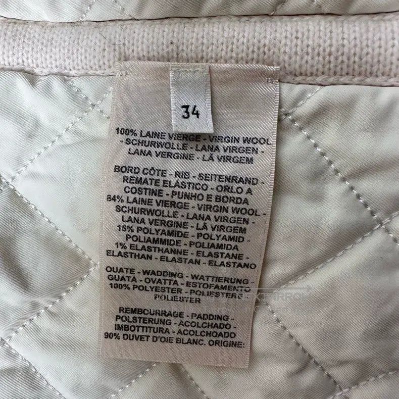 Hermes Hermes Ivory H Letter Padded Jacket Size XXS / US 00 / IT 34 - 5 Thumbnail