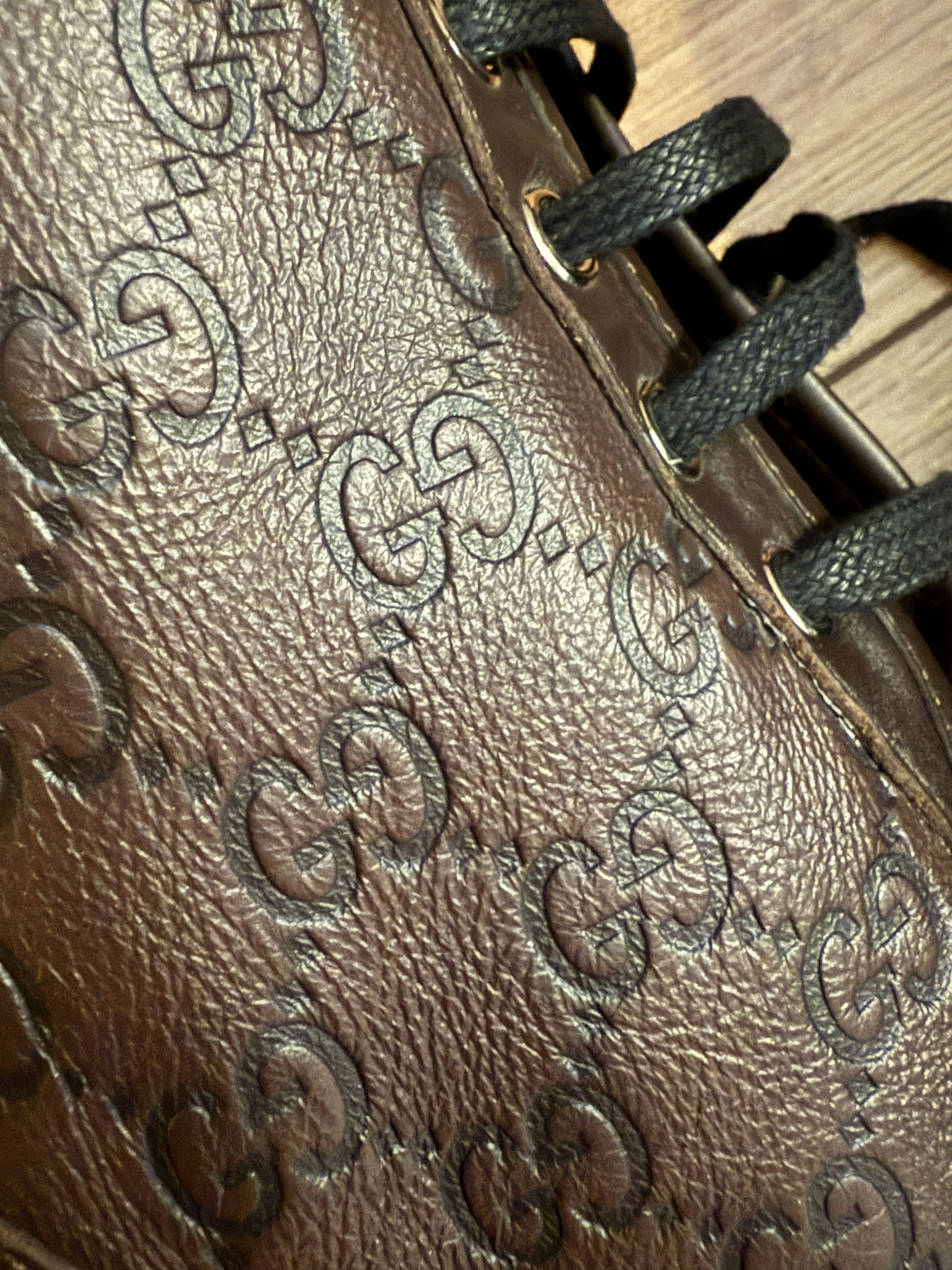 Gucci Gucci Chocolate Guccissima Leather Size US 7 / IT 37 - 6 Thumbnail