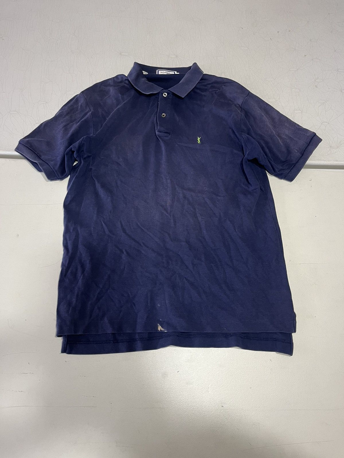 Vintage Vintage YSL polos shirt Size US L / EU 52-54 / 3 - 1 Preview