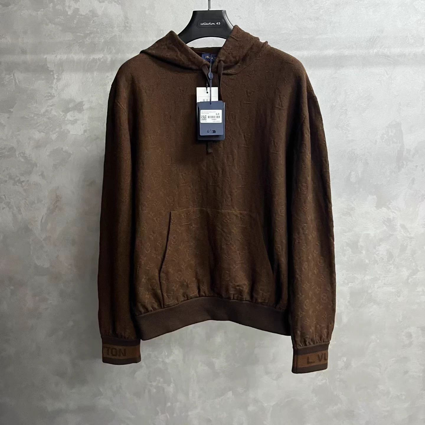 Louis Vuitton Louis Vuitton Brown Drawstring Hoodie Size L Size US L / EU 52-54 / 3 - 1 Thumbnail