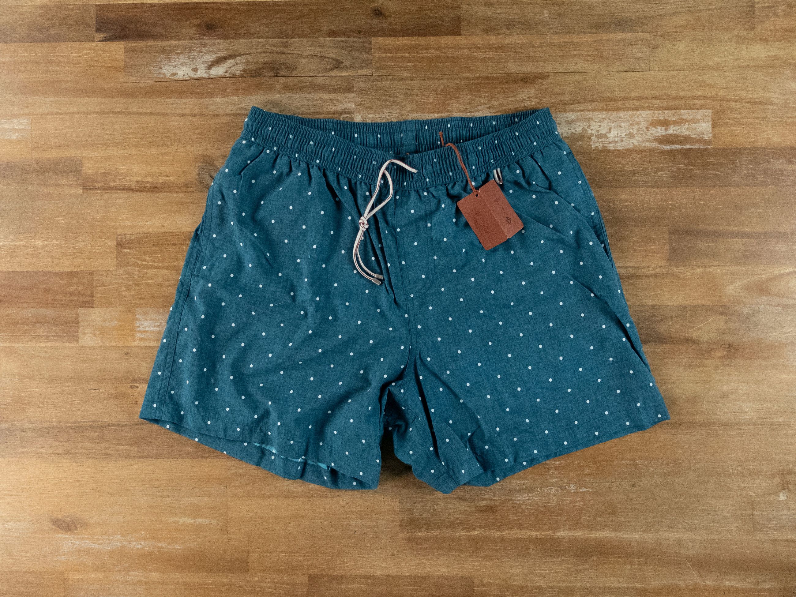 Loro Piana LORO PIANA blue polka dots print swim shorts Medium Size US 32 / EU 48 - 1 Thumbnail
