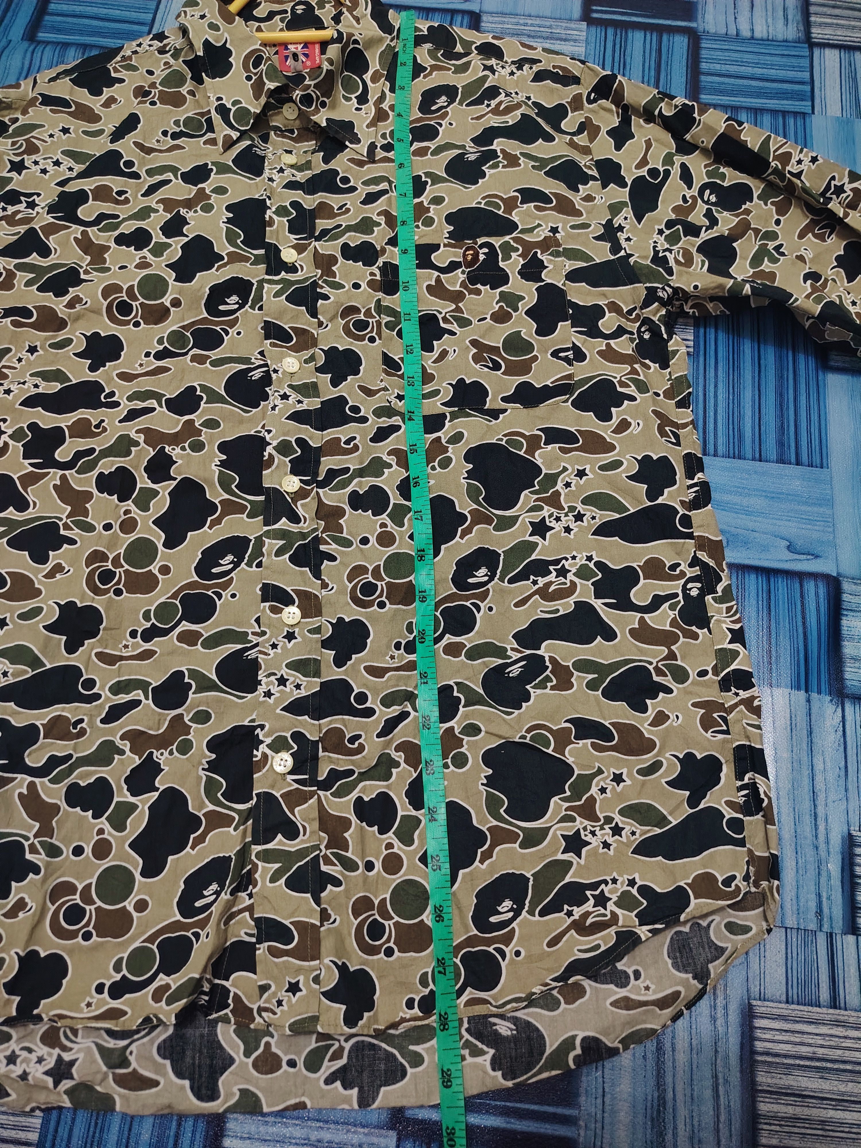 Bape Camouflage A Bathing Ape Bape Shirt Button up Size US L / EU 52-54 / 3 - 15 Thumbnail